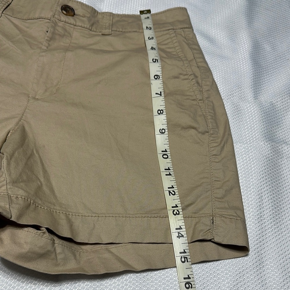 Old Navy Tan Bermuda Shorts with Flat Front Design - Picture 6 of 8